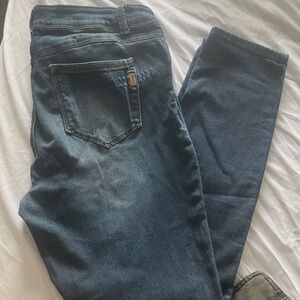 1822 Denim Dark Blue Skinny Jeans